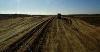 Дорога от Бекдаш к КПП Гарабогаз.