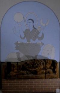 Fragments of a statue found at excavation Ajina-Teppe.