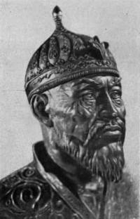 The reconstructed head of Timur.