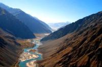 Natural environs of the Pamir mountains.