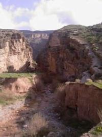 Dere gorge in the Koytendag nature reserve.