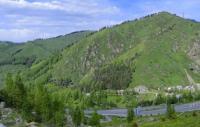 Mountain Mokhnatay sopka.