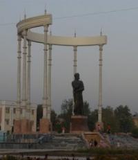 Rudakhi a monument.